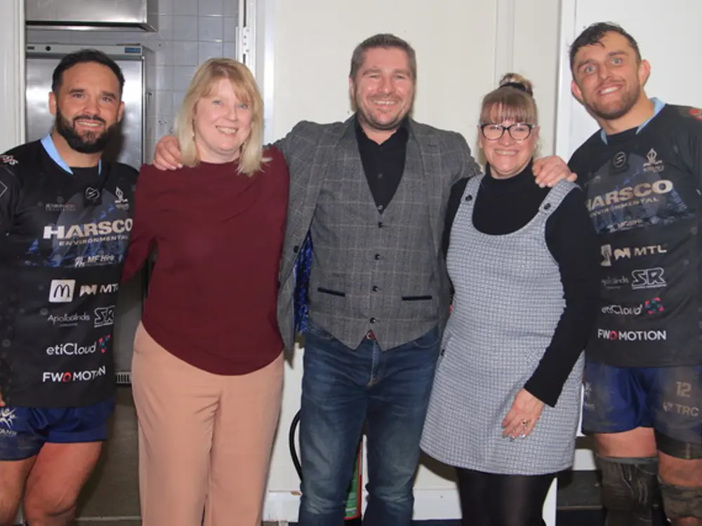 Mike Priestley Rotherham Titans Sponsor