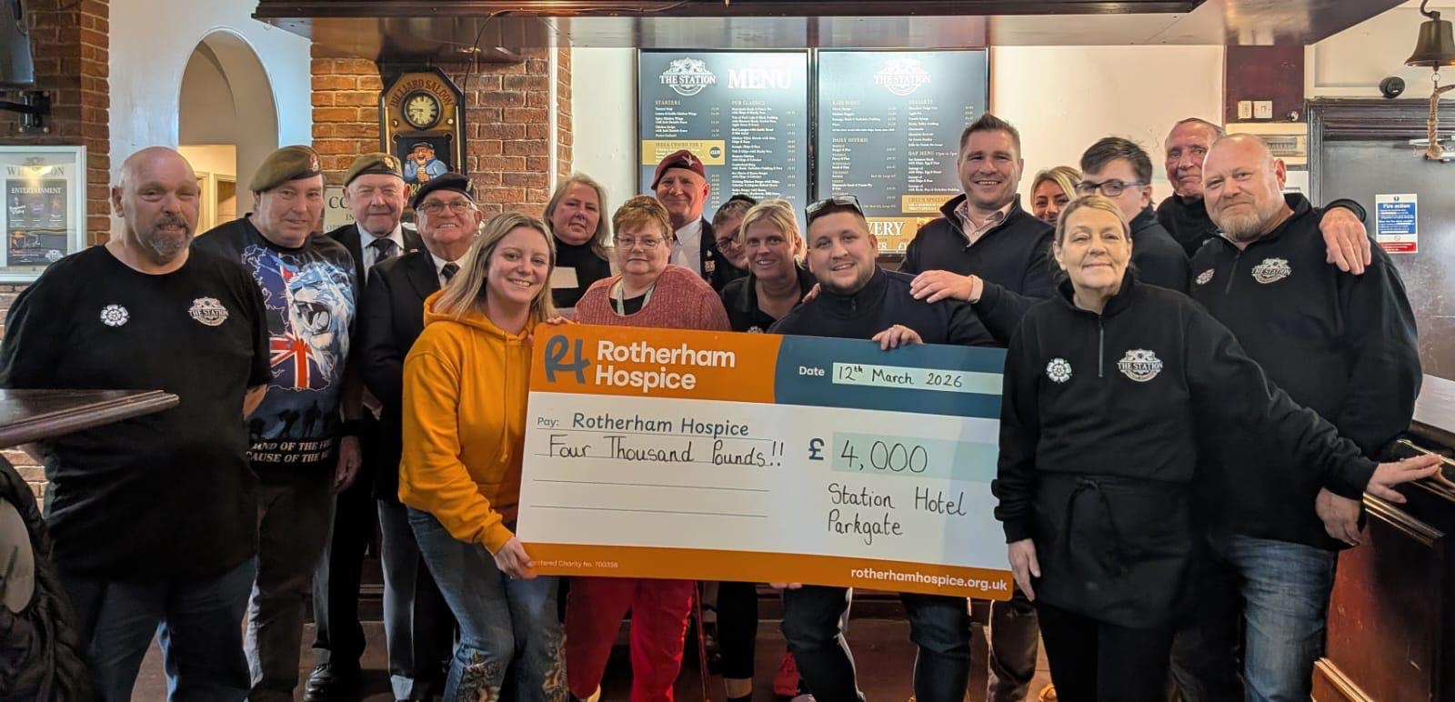 Mike Fundraising with The Station in Rotherham