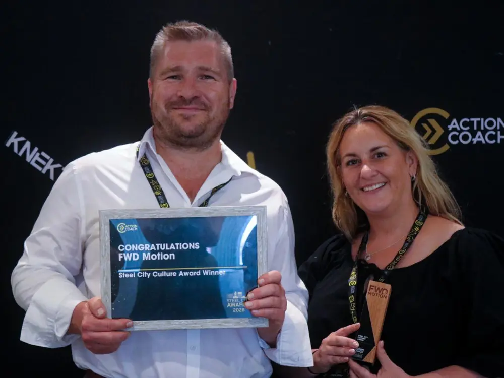 Mike And Claire Action Coach Sheffield Steel City Culture Award Winners